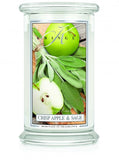 Large scented candle with two wicks Crisp Apple & Sage 623g