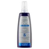 Ultra Color System spray rinse for gray blond and bleached hair giving a platinum shade Blue 150ml