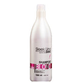 Sleek Line Blush Blond shampoo giving a pink shade to blonde hair with silk 1000ml