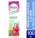 Veet body depilatory cream with grape seed oil 100ml