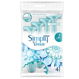 Simply Venus 2 women's disposable razors 4 pcs