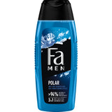 Men Polar shower gel with a 3in1 formula with eucalyptus and wood notes 400ml