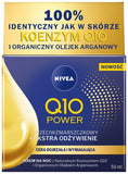 Q10 Power Anti-wrinkle + Extra Nutrition night cream with natural Q10 coenzyme and organic argan oil 50ml