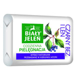 Hypoallergenic natural soap with elderberry and linen 100g