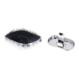 Spiky Hair Brush Model 4 Diamond Silver hairbrush