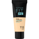 Fit Me Matte & Poreless Foundation 118 Nude matting face foundation 30ml