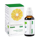 Organic 1500 grapefruit extract dietary supplement in 50ml drops