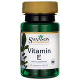 Vitamin E 200IU, dietary supplement, 60 capsules