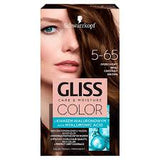 Gliss Color hair coloring cream 5-65 Nut Brown