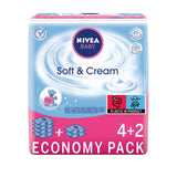 Baby Soft & Cream cleansing wipes 6x63 pcs.