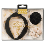 Velor Classic set: hair band + 2x curl