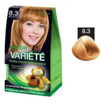 Variete Color Permanent Color Cream permanent coloring 8.3 Z?oty Blond 50g