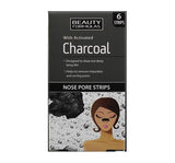 Charcoal Nose Pore Strips Cleansing Nose Strips with Activated Carbon 6pcs.