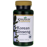 Korean Ginseng 500mg dietary supplement 100 capsules