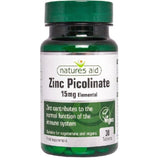 Zinc Picolinate 15mg dietary supplement 30 tablets