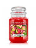 Large, scented candle with two wicks Macintosh Apple 652g