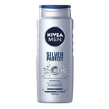 Men Silver Protect shower gel for face, body and hair 500ml