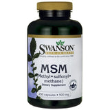 MSM Methylsulfonylmethane 500mg dietary supplement 250 capsules