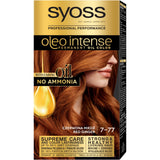 Oleo Intense hair dye with permanent coloring with 7-77 Red Copper oils