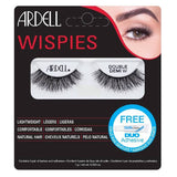 Wispies Double Demi W pair of false eyelashes Black + Duo Adhesive lash glue 1g