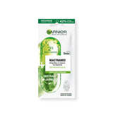 Niacinamide Ampoule Sheet Mask detoxifying ampoule in a mask on fabric with vitamin B3 and kale extract 15g