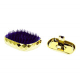 Spiky Hair Brush Model 4 Diamond Gold hairbrush