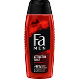 Men Attraction Force shower gel with 2in1 formula with pheromones with the scent of bergamot and lime 400ml