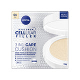 Hyaluron Cellular Filler 3in1 Care Cushion caring cream-foundation in the pillow SPF15 01 Light 15g