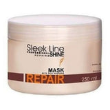 Sleek Line Repair Mask mask with silk for damaged hair 250 ml