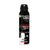 Men Mineral Black White Color Invisible 72h antiperspirant spray 150ml