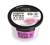 Organic Lotus & 5 Oils Body Cream body cream Indian Lotus 250ml