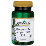 Oregano + Peppermint Oil dietary supplement 60 capsules