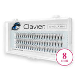 Eyelash clusters of 8mm eyelashes