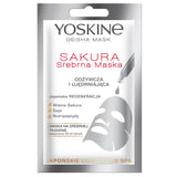 Geisha Mask Sakura mask on silver fabric nourishing and firming 20ml