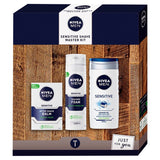 Men Sensitive Shave Master Kit set aftershave balm 100ml + soothing shaving foam 200ml + shower gel 250ml