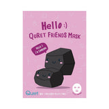 Hello :) Quret Friends Mask face mask in a sheet of Activated Carbon 25g