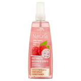 Naturia hair conditioner facilitating detangling in Raspberry and Cotton spray 150ml