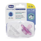 PhysioForma silicone soother Mini Soft 0-2m Girl 2pcs