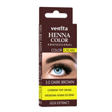 Henna Color Cream henna for eyebrows and eyelashes in cream 3.0 Dark Brown 30g