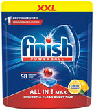 All in 1 Max dishwasher tablets 58 lemon