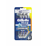 Blue 3 Comfort disposable razors for men 6 pcs