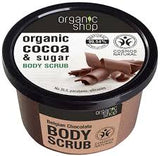 Organic Cocoa & Sugar Body Scrub body scrub with the scent of Belgian chocolate 250ml