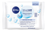 MicellAir Skin Breathe facial and eye makeup remover wipes 3in1 all skin types 25pcs.