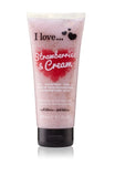 Exfoliating Shower Smoothie body scrub Strawberries & Cream 200ml