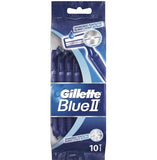 Blue II Chromium disposable razors for men 10 pcs