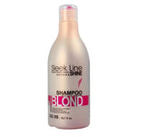 Sleek Line Blush Blond shampoo giving a pink shade to blond hair with silk 300ml