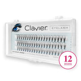 Eyelash clusters of 12mm eyelashes