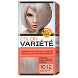 Variete Color Permanent Color Cream permanent coloring dye 10.12 Srebrzysty Blond 110g