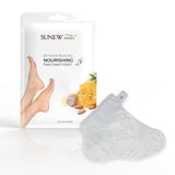 Nourishing Foot Cream Mask moisturizing foot mask in the form of socks Almond and Bee Milk