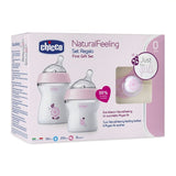 NaturalFeeling feeding set bottle 150ml 0m + + bottle 250ml 2m + + PhysioForma Comfort teat 0m + Pink